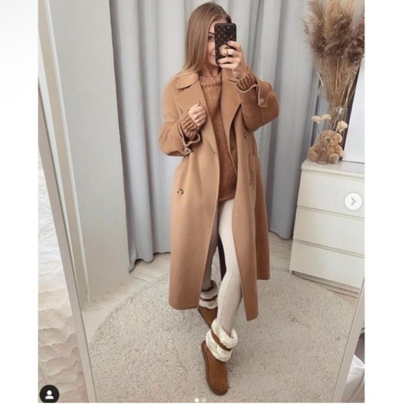 WOOL BLEND OVERSIZED COAT - Picture 8 of 16